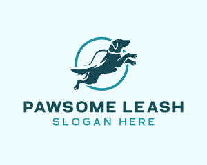 Leash Pet Dog logo design