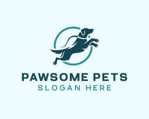 Leash Pet Dog logo design