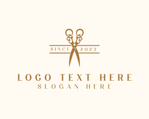Scissors - Luxury Artisan Shears logo design