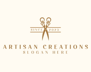 Luxury Artisan Shears logo design