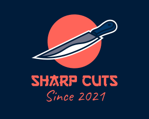 Japanese Sharp Knife logo design