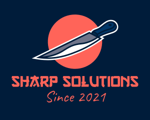 Sharp - Japanese Sharp Knife logo design