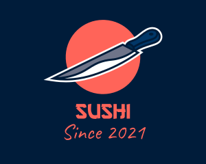 Japanese Sharp Knife logo design