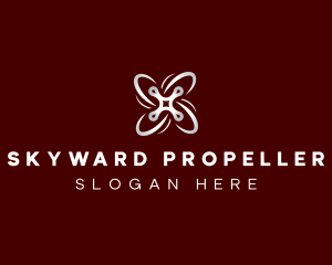 Propeller - Aerial Drone Propeller logo design