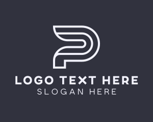 Interior Design - Generic Business Letter P logo design