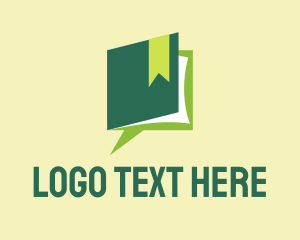 Book Club - Audio Book Messaging logo design