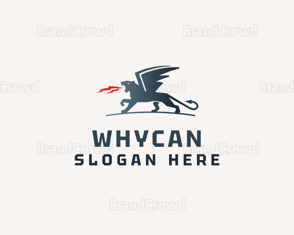 Winged Wild Panther Logo