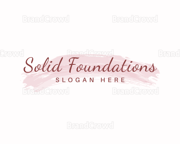 Feminine Cursive Brush Logo