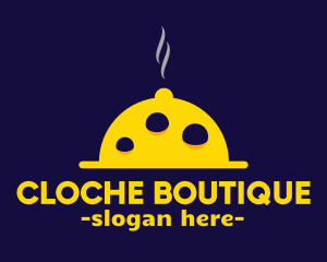 Yellow Cheese Cloche logo design