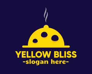 Yellow Cheese Cloche logo design