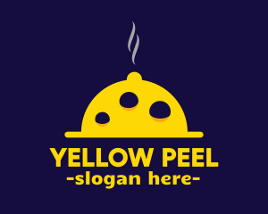 Yellow Cheese Cloche logo design