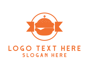 Burger Meal Delivery Logo