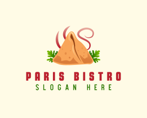 Samosa Food Cuisine logo design