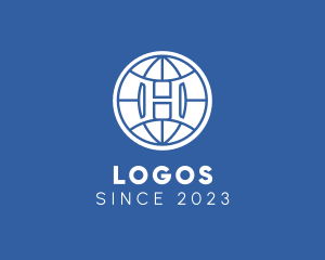 Planet - Global Company Letter H logo design
