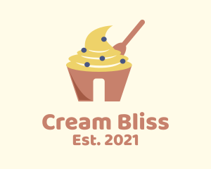 Cream - Cream Pastry Cupcake logo design