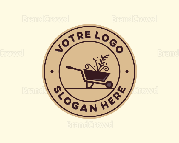 Garden Lawn Wheelbarrow Logo