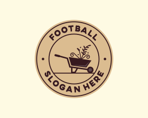 Garden Lawn Wheelbarrow Logo