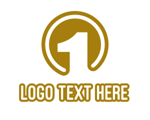 Win - Gold Medal Number 1 logo design