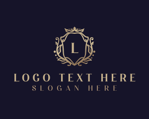 Spa - Luxury Crest Boutique logo design