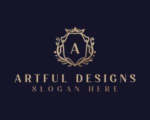 Luxury Crest Boutique logo design