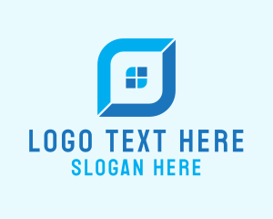 Blue Realtor Lettermark Logo