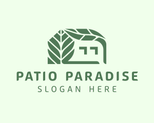 Patio - House Leaf Gardening Yard logo design