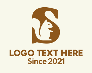 Ecosystem - Squirrel Letter S logo design