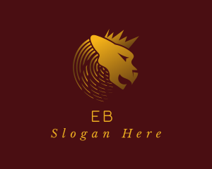 Professional - Gold Lion King logo design