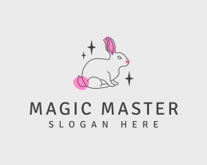 Trick - Magical Bunny Veterinary logo design