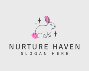 Fostering - Magical Bunny Veterinary logo design