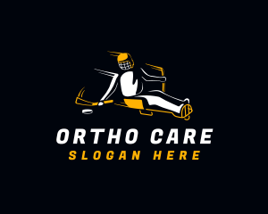 Orthopedic - Sled Hokey Disability Sports logo design