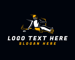 Disabled - Sled Hokey Disability Sports logo design