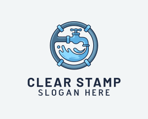 Water Pipe Repairman logo design