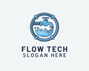 Pipe - Water Pipe Repairman logo design