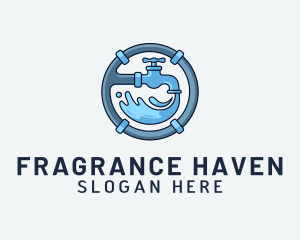 Water Pipe Repairman logo design