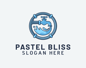 Water Pipe Repairman logo design