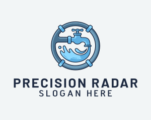 Water Pipe Repairman logo design