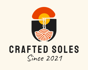 Sunrise Ramen Noodle  logo design