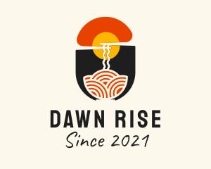 Sunrise Ramen Noodle  logo design