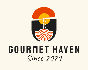 Sunrise Ramen Noodle  logo design