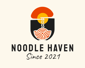 Noodle - Sunrise Ramen Noodle logo design