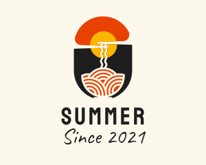 Sunrise Ramen Noodle  logo design