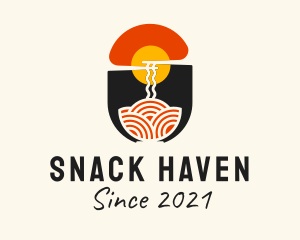 Sunrise Ramen Noodle  logo design