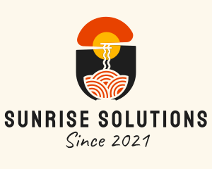 Sunrise - Sunrise Ramen Noodle logo design