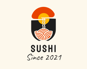 Sunrise Ramen Noodle  logo design