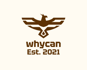 Insignia - Brown Military Eagle logo design