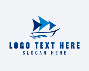 Ferry - Sailing Yacht Ferry logo design