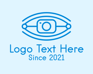 Camera Man - Tech Robotic Eye Camera logo design