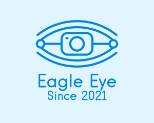 Tech Robotic Eye Camera logo design