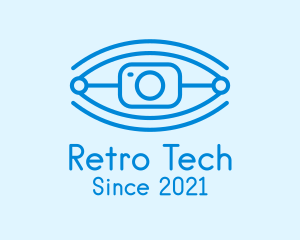 Tech Robotic Eye Camera logo design